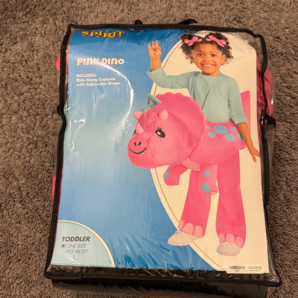 Spirit Pink Dino Toddler Costume